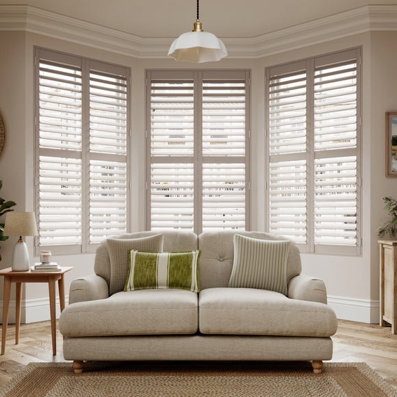 Made to Measure Shutter Blind Sample Ivory