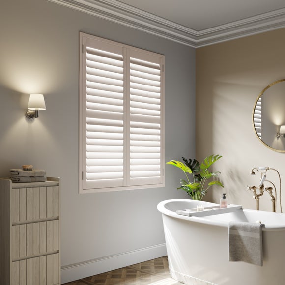 Made to Measure Shutter Blind Sample Ivory