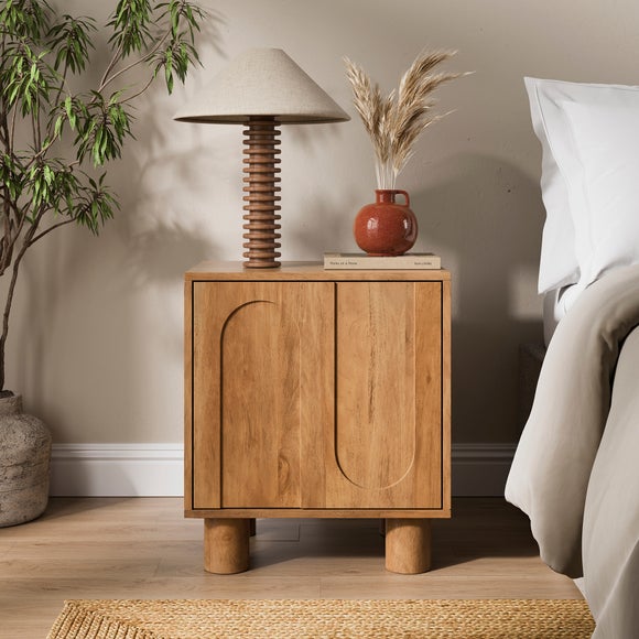 View Juni Bedside Table- Mango Wood View Juni Bedside Table- Mango Wood