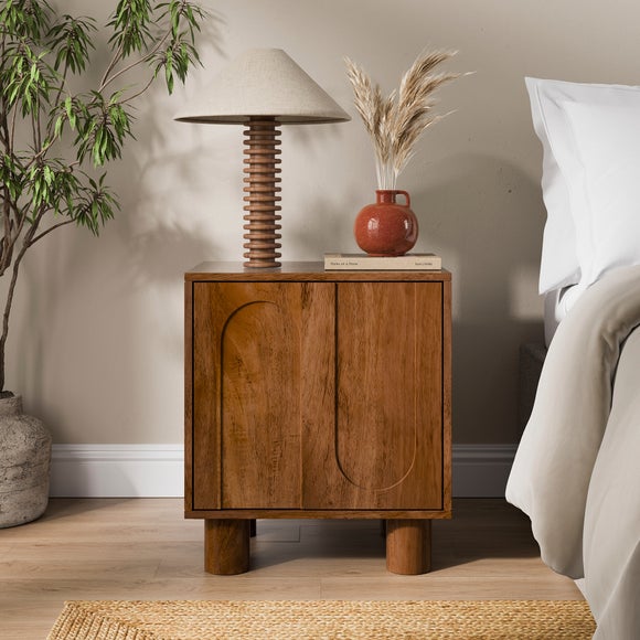 View Juni Bedside Table- Mango Wood View Juni Bedside Table- Mango Wood