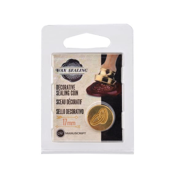 Manuscript Rings Decorative Sealing Coin