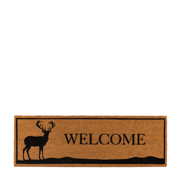 Cedar and Sage Magestic Stag Welcome Coir Doormat