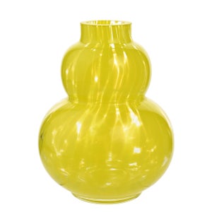 Hestia Yellow Confetti Glass Bubble Vase