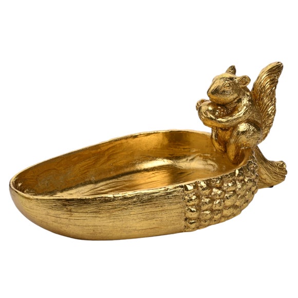 Click to view product details and reviews for Hestia Gold Squirrel Trinket Dish.