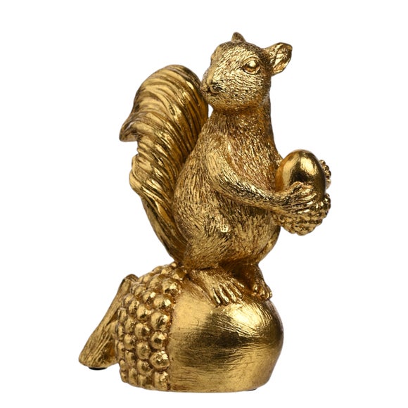 Click to view product details and reviews for Hestia Gold Squirrel Acorn Ornament. Click to view product details and reviews for Hestia Gold Squirrel Acorn Ornament.