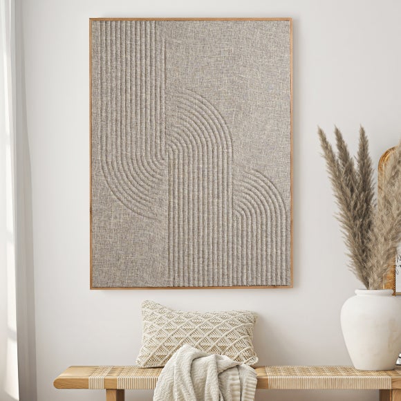 Hestia Linen Thread 3D Wall Art