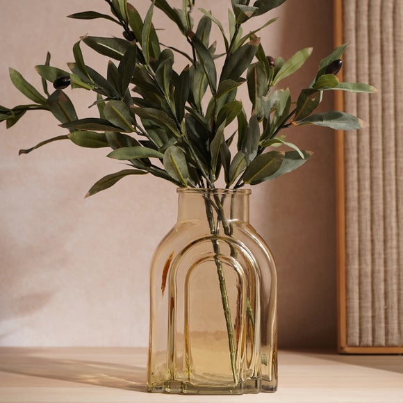 Hestia Wide Neck Glass Vase