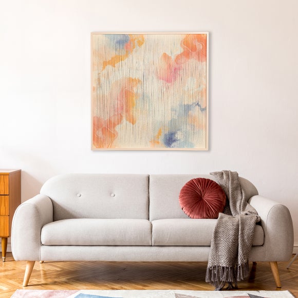 Hestia Multicoloured Abstract Thread Wall Art