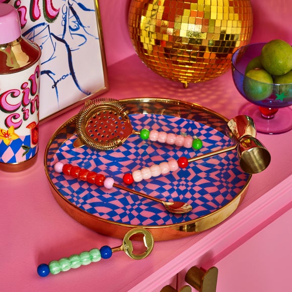 Eleanor Bowmer Set of 4 Beaded Handle Bar Tools