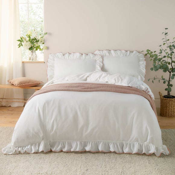 Wylder Nature Blousey 100 Cotton Sateen Duvet Cover & Pillowcase Set