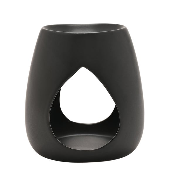 Hestia Black Teardrop Wax Melt Burner