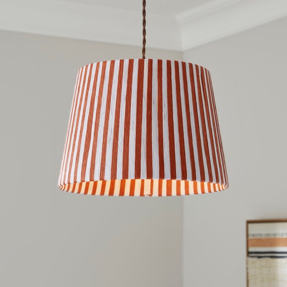 Suzie Striped Easy Fit Tapered Lamp Shade