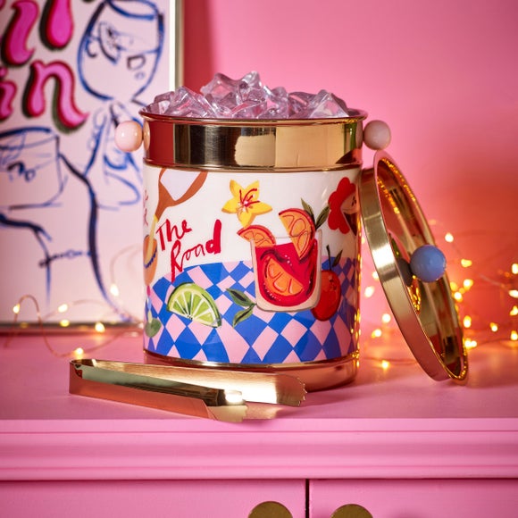 Eleanor Bowmer Ice Bucket And Tong Set