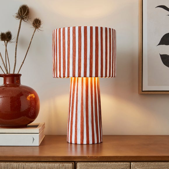 Suzie Striped Table Lamp