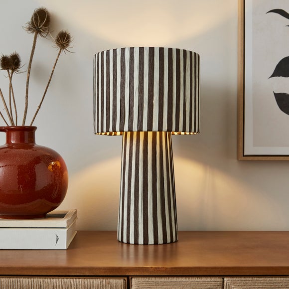 Suzie Striped Table Lamp