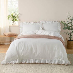 Wylder Nature Blousey 100 Cotton Sateen Duvet Cover & Pillowcase Set