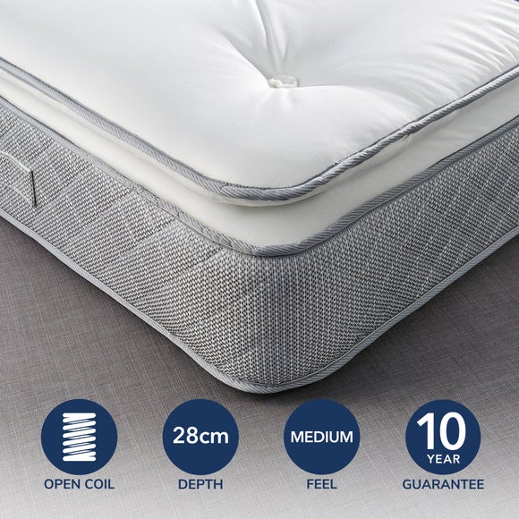 Return - Fogarty Just Right Pillow Top Orthopaedic Open Coil Mattress