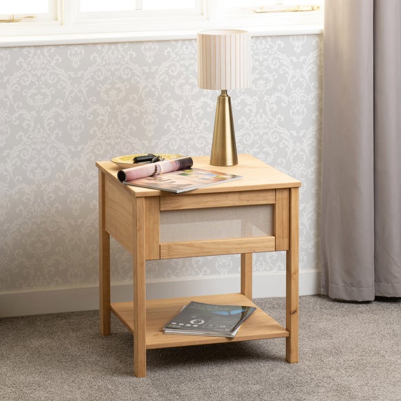 Return - Corona Rattan Side Table