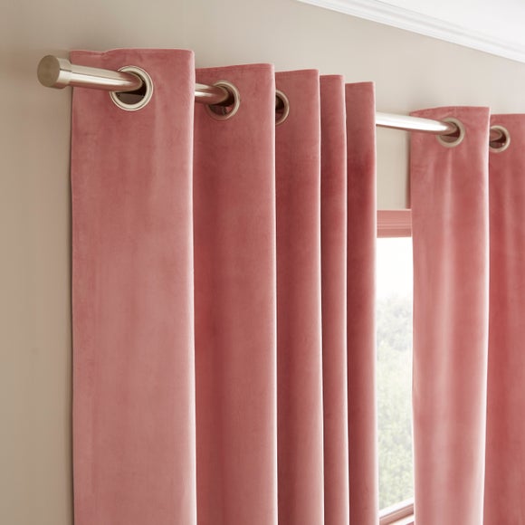 Luxe Velour Eyelet Curtains (Blackout Available)