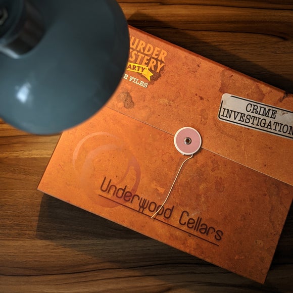 University Games Murder Mystery Party Case Files Underwood Cellars Game
