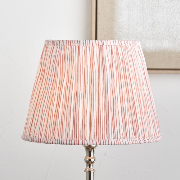 View Pacific Lifestyle Thiago Stripe Pleated Tapered Lamp Shade View Pacific Lifestyle Thiago Stripe Pleated Tapered Lamp Shade