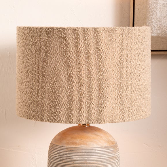Rouen Boucle Cylinder Lamp Shade