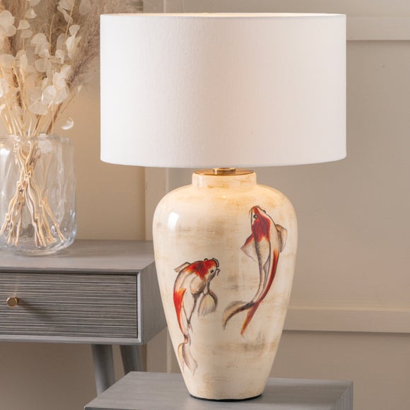 View Pacific Lifestyle Emerayn Koi Table Lamp View Pacific Lifestyle Emerayn Koi Table Lamp