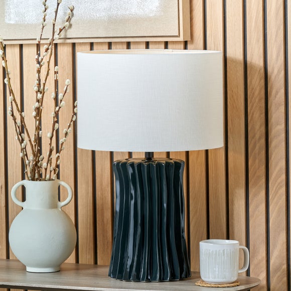 Pacific Lifestyle Devony Pleated Table Lamp
