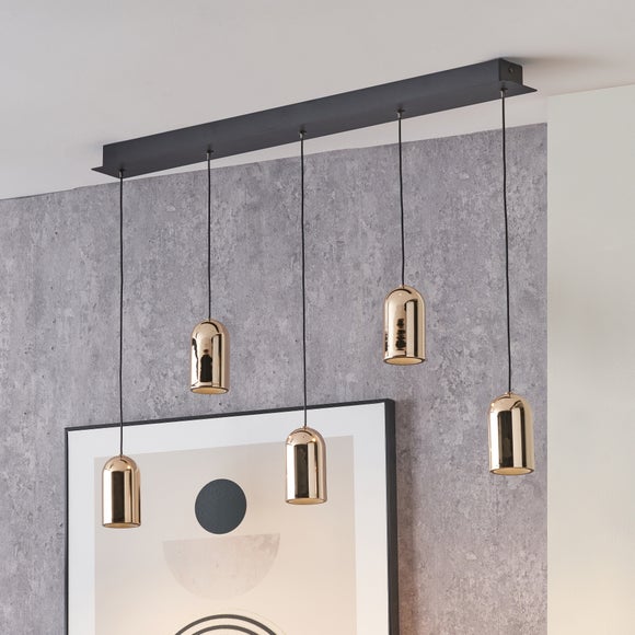 Pacific Lifestyle Xena 5 Light Adjustable LED Diner Ceiling Light