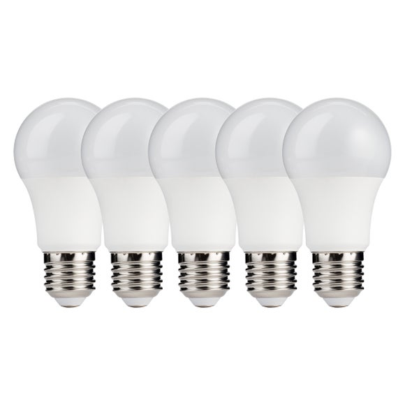 Set of 5 9W BC LED GLS Bulbs