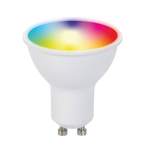 Smart 5W GU10 Colour Changing LED Spotlight Bulb