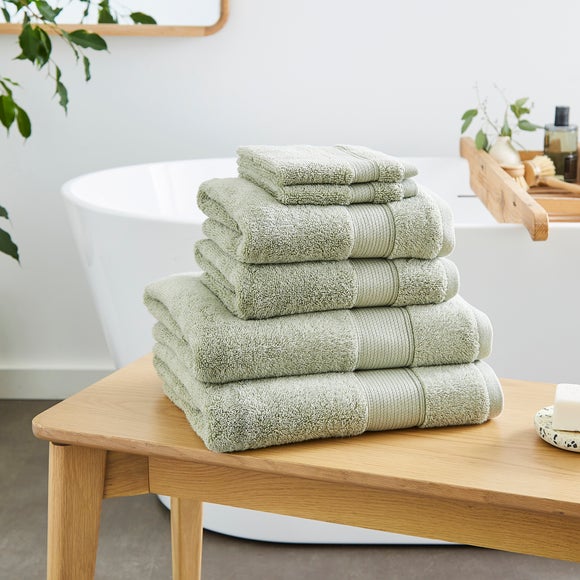 Ultra Soft 100 Cotton 6 Piece Towel Bale