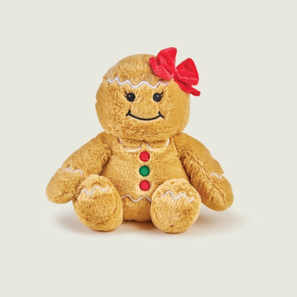 Warmies Gingerbread Woman Microwavable Plush Toy
