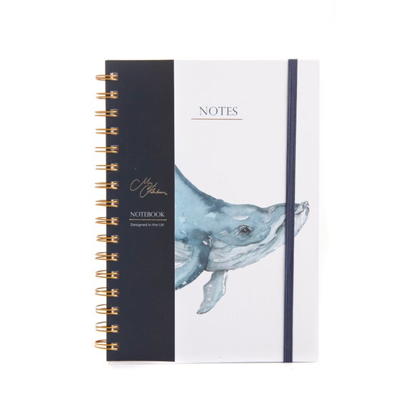 Meg Hawkins Whale A5 Notebook