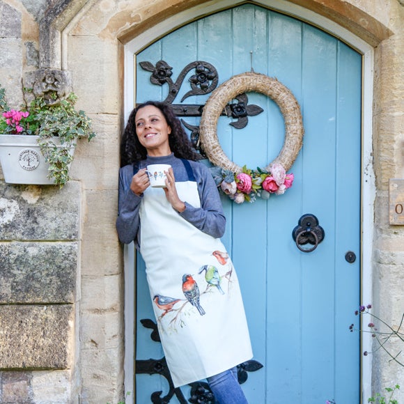 Meg Hawkins Cotton British Birds Adult Apron