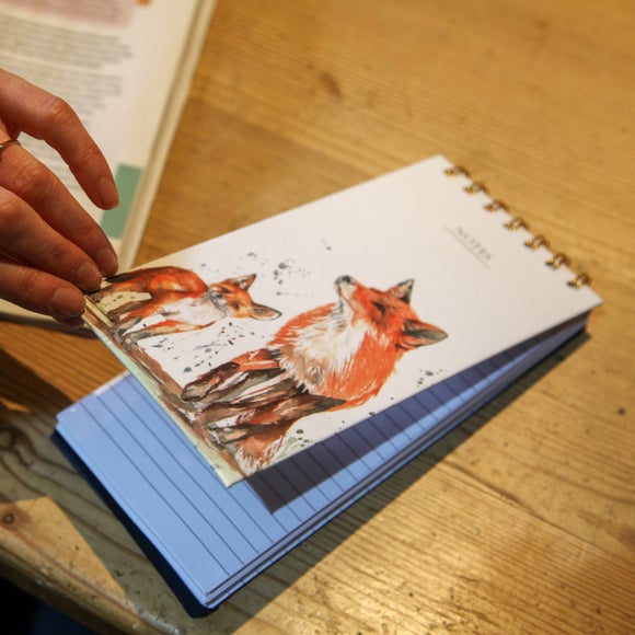 Meg Hawkins Fox and Cub Jotter