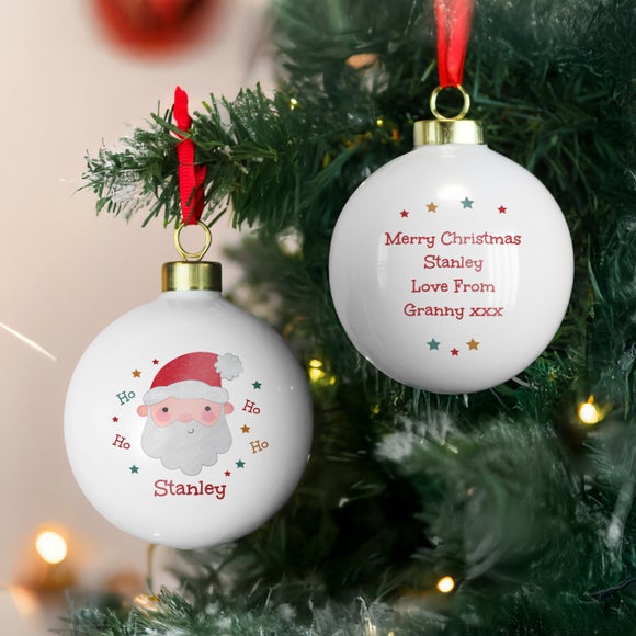 Personalised Santa Bauble