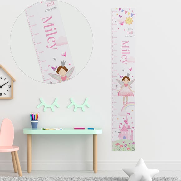 Personalised Fairy Princess Height Chart