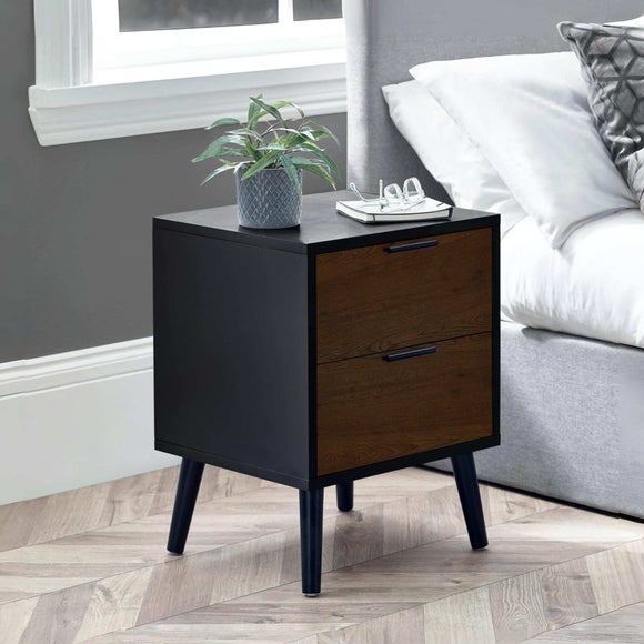 Alba 2 Drawer Bedside Table