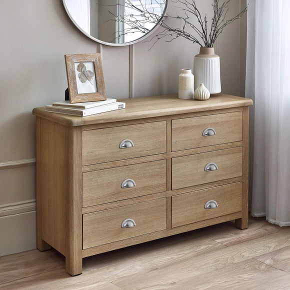 Memphis 6 Drawer Wide Chest
