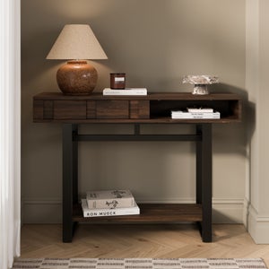 Watson 1 Drawer Console Table- Wood Effect