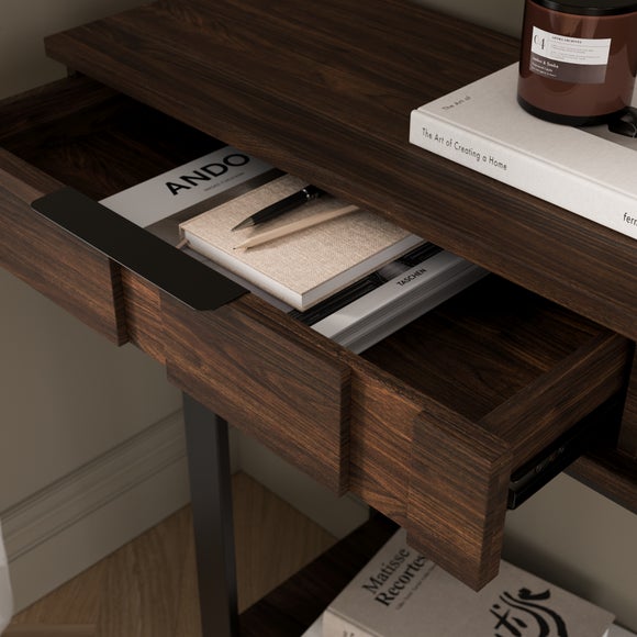 Photo 2 of Watson 1 Drawer Console Table- Wood Effect Photo 2 of Watson 1 Drawer Console Table- Wood Effect