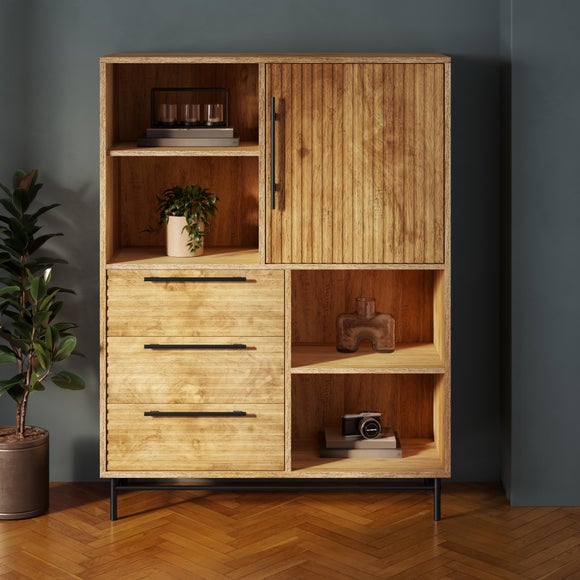 Bryant 1 Door 3 Drawer Highboard