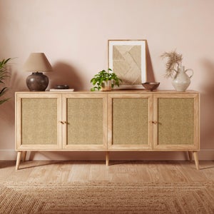 Jordyn Extra Wide Sideboard- Mango Wood Effect