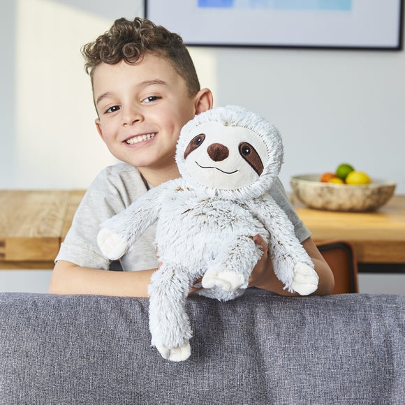 Click to view product details and reviews for Warmies Microwavable Plush Marshmallow Sloth Hottie.