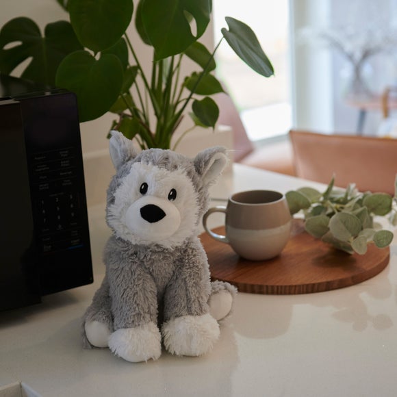 Warmies Microwavable Plush Sitting Husky Hottie