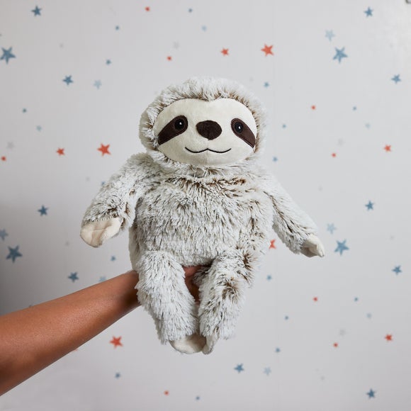 Click to view product details and reviews for Warmies Microwavable Junior Plush Marshmallow Sloth Hottie.