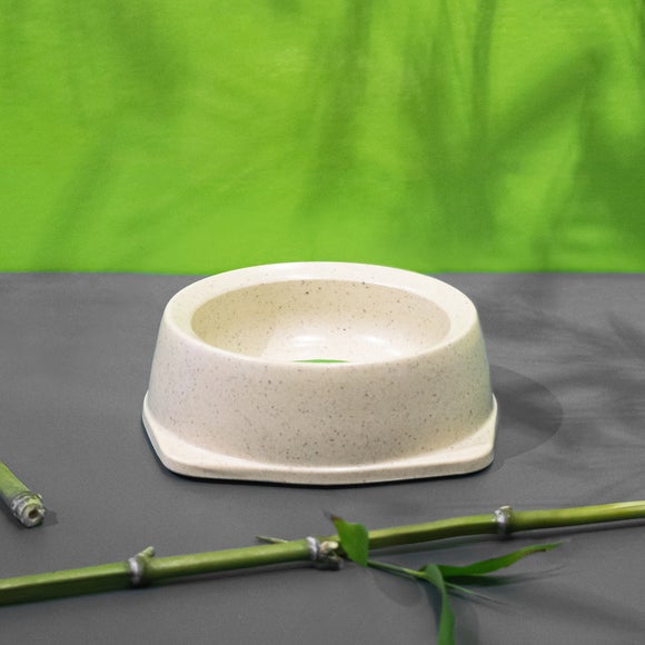 Set of 2 Bamboo Pet Bowls