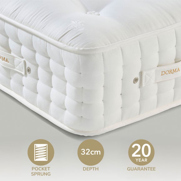 Dorma Natural 7000 Pocket Sprung Alpaca Mattress