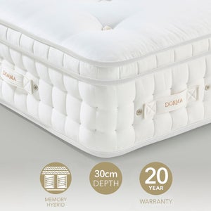 Dorma Memory 2000 Pocket Memory Foam Boxtop Hybrid Mattress